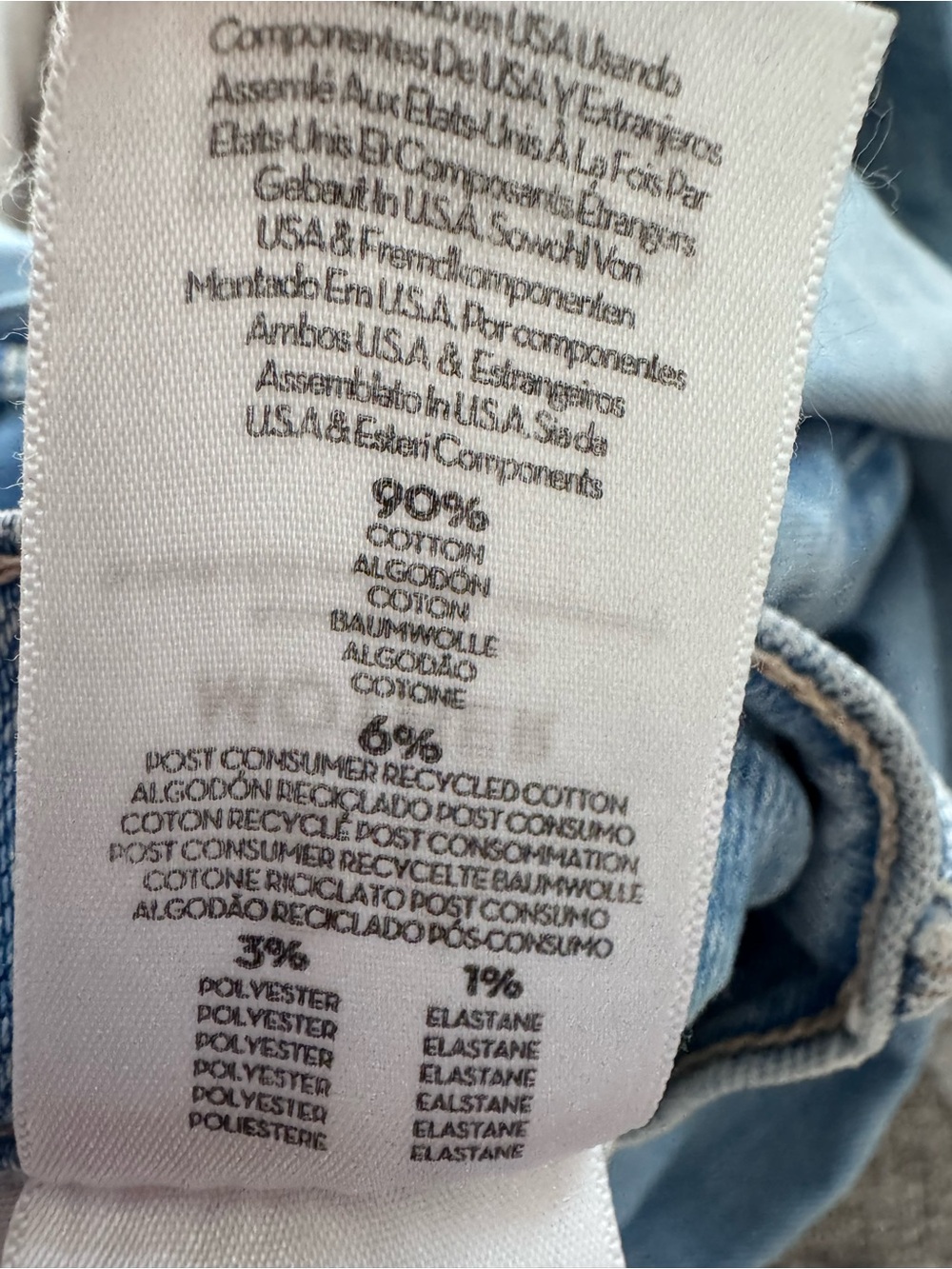 MOTHER The Rambler Zip Slice Hover Jeans in Complete 360 Embroidered Bow Sz: 26 - Picture 9 of 11